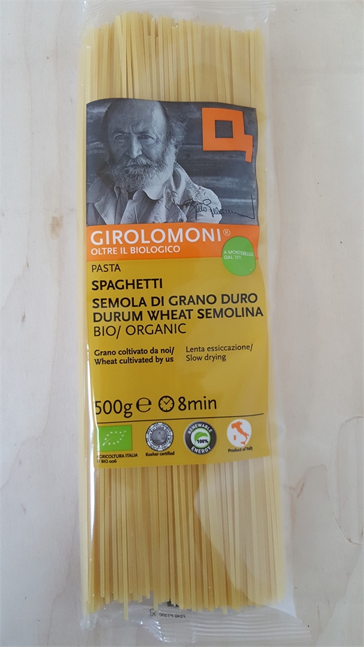 ORG. SPAGHETTI PASTA X GR 500 12 PCS PACK – ITALY AGRIC.